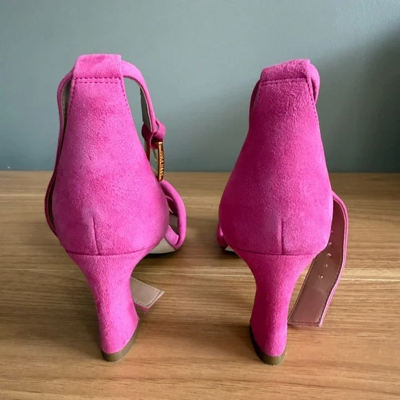 Cole Haan Women's Adella Braided Sandal Pink Yarrow Suede Size 7 - Picture 5 of 8